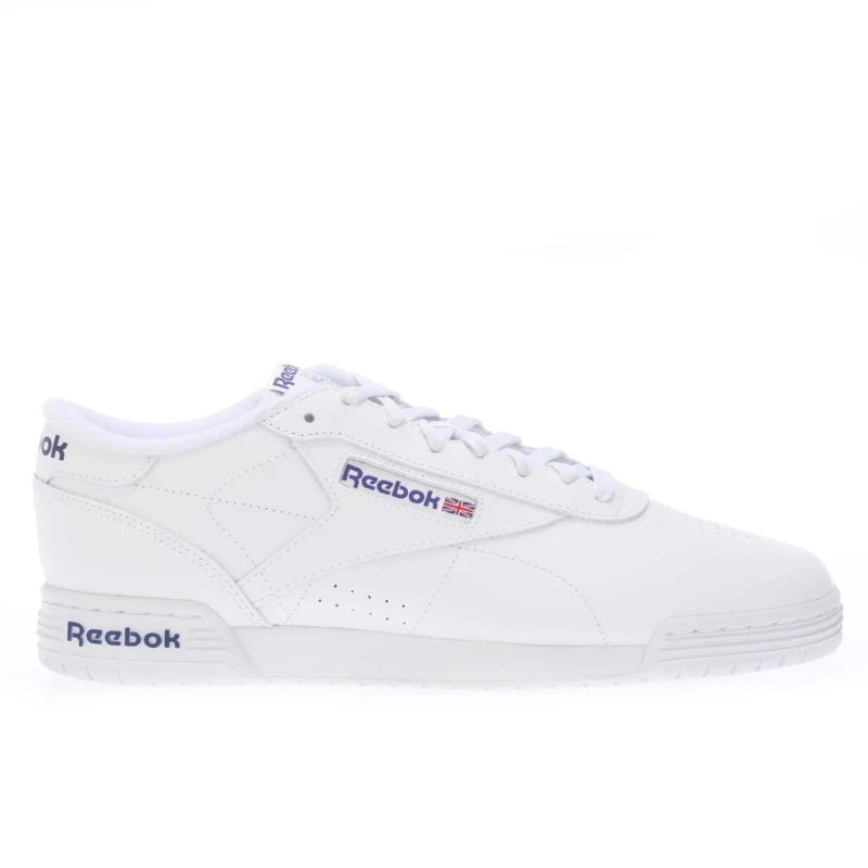 Image of Reebok Ex-O-Fit Lo Clean Logo Intense Trainers - White White 5