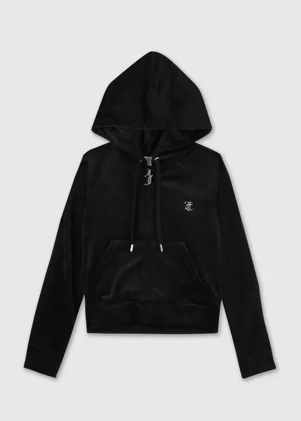 Image of Juicy Couture Womens Madison Hoodie In Black