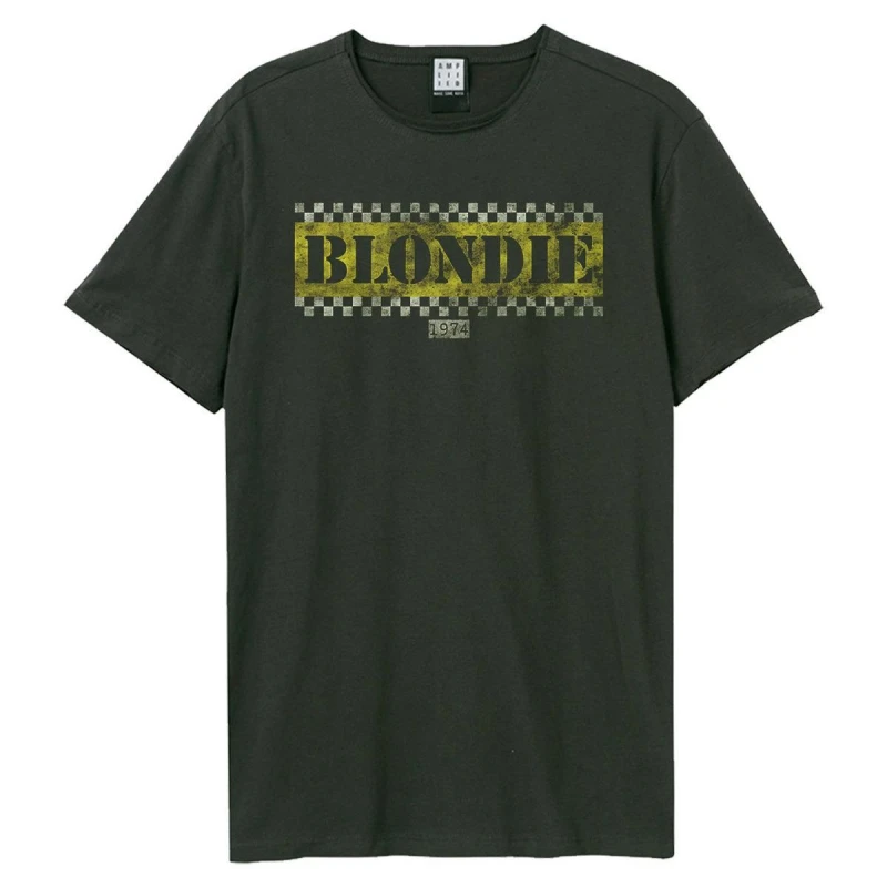 Image of Amplified Amplified Men Nyc Taxi Cab Blondie T-Shirt in Charcoal Size: Small Charcoal S Male 5063470045242