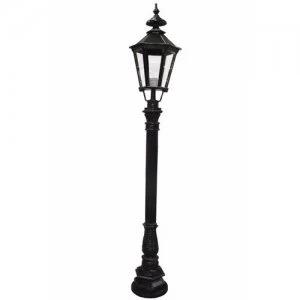 Image of Zexum 6ft Traditional Black Garden Street Light