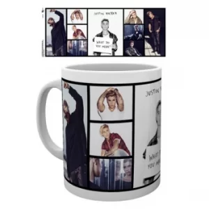 Image of Justin Bieber Grids Mug