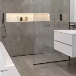 Image of Live Your Colour 600mm Linear Waste Cover Matt Black