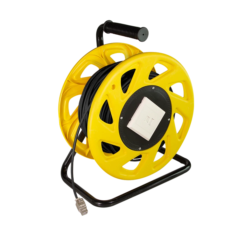 Image of LogiLink Cat.7 Mobile Cable Reel S/FTP. TPE. 60 m