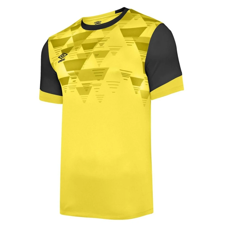 Image of Umbro Umbro Men Vier Jersey in Bright Yellow Size: Small Bright Yellow S Male 5063107673862