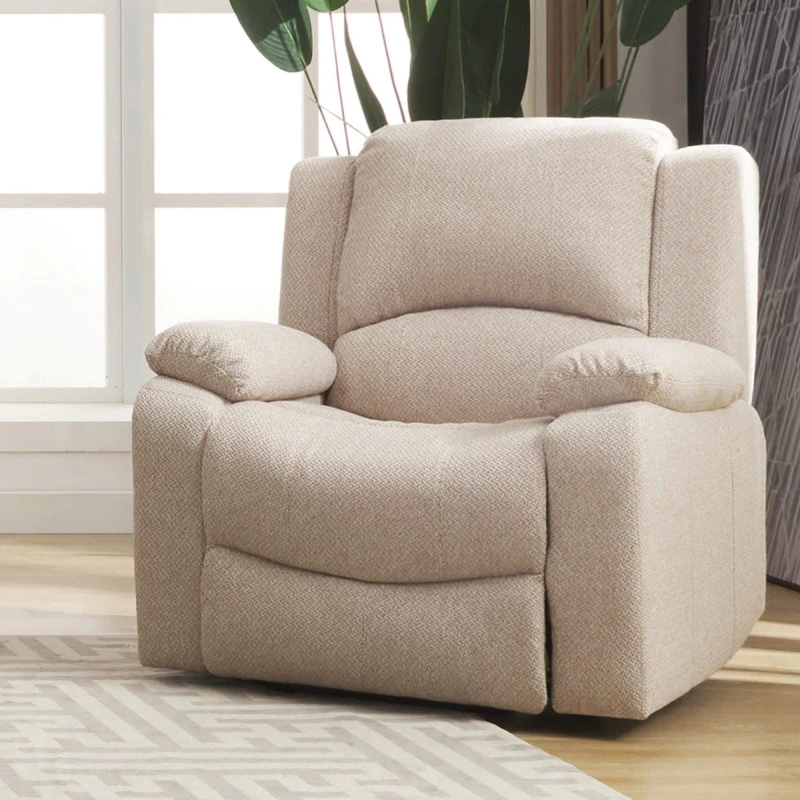 Image of Artemis Home Marldon Manual Reclining Armchair in Beige Beige Unisex
