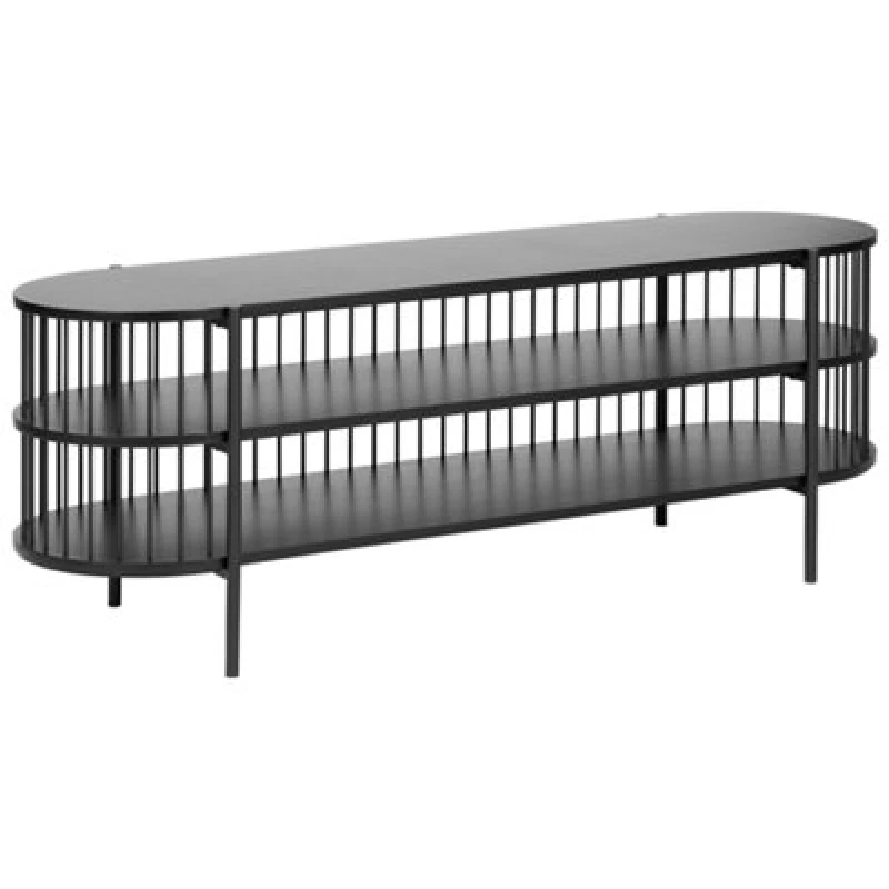 Image of Beliani TV Stand Birson Black