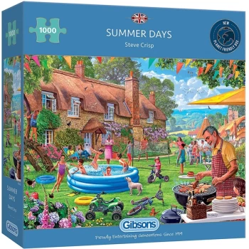 Image of Gibsons - Summer Days Jigsaw Puzzle - 1000 Pieces