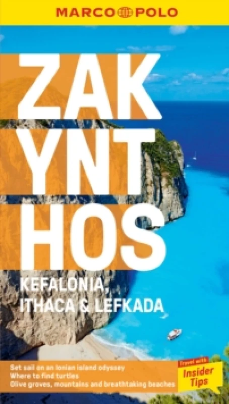 Image of Zakynthos and Kefalonia Marco Polo Pocket Travel Guide - with pull out map : Includes Ithaca and Lefkada Paperback / softback