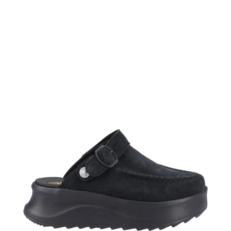 Image of HEYDUDE Womens Delray Clog in Black Size: 5 Black Female 5
