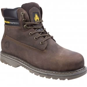 Image of Amblers Safety FS164 Goodyear Welted Industrial Safety Boot Brown Size 7