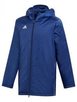 Image of Adidas Youth Core Stadium Jacket - Navy