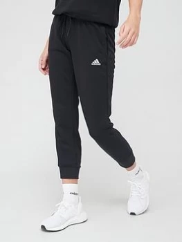 Image of adidas Essentials Cuffed 7/8 Pant - Navy/White , Black, Size S, Women
