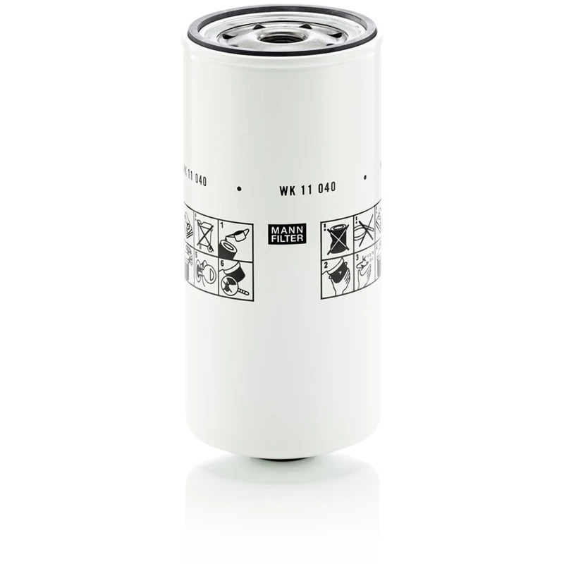 Image of MANN-FILTER WK 11 040 x Fuel Filter with gasket/seal Fuel filter (9)