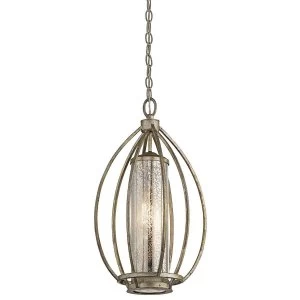 Image of 1 Light Ceiling Pendant Light Gold, E27