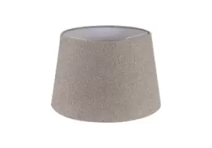 Image of Round, 320, 400 x 260mm Fabric Shade, Multi, White Laminate