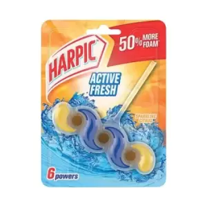 Image of Harpic Fresh Power 6 Block Sparkling Citrus 35g Pack of 6 3119589