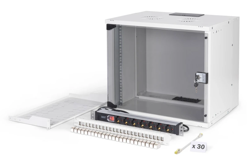 Image of Digitus SOHO Pro network set. 483mm (19") - 9U. 540 x 400 mm (W