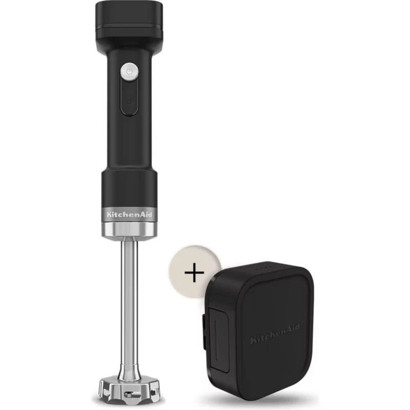 Image of KitchenAid 5KHBRV71BM Cordless Hand Blender - Black 5413184002855