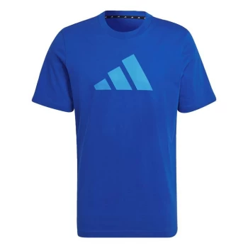 Image of adidas Future Icons Logo Tee Mens - Royal Blue