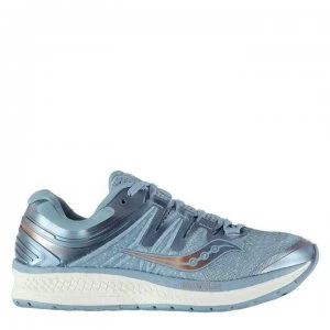 Image of Saucony Hurricane ISO 4 Ladies Running Shoes - Lt Blue/Denim