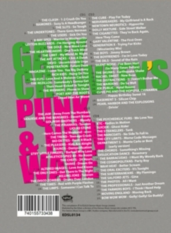 Image of Gary Crowley's Punk and New Wave CD / Box Set