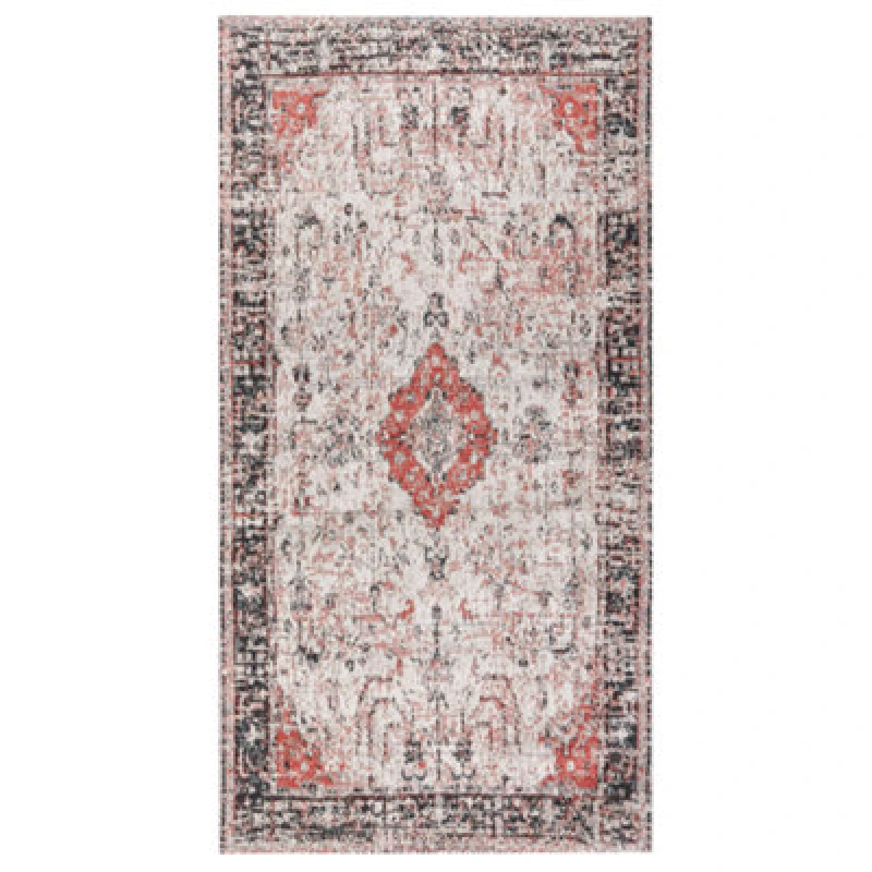Image of Beliani Rug Attera Beige 80 X 150 Cm Cotton