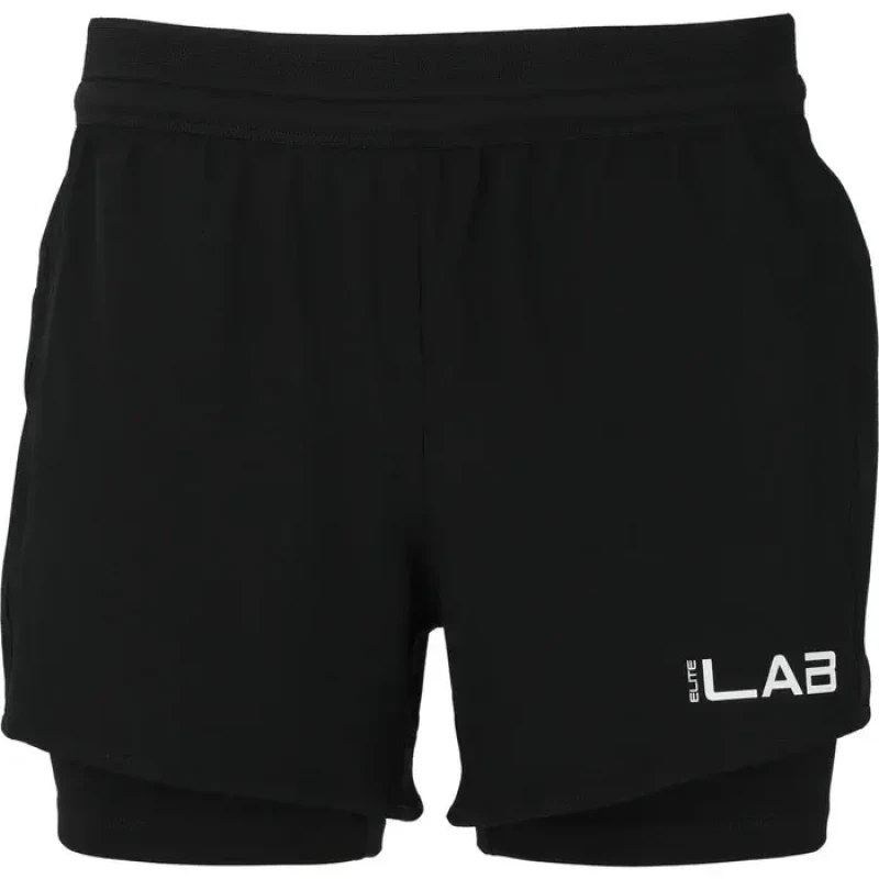 Image of Womens 2-in-1 shorts Elite Lab Core Noir Female 34