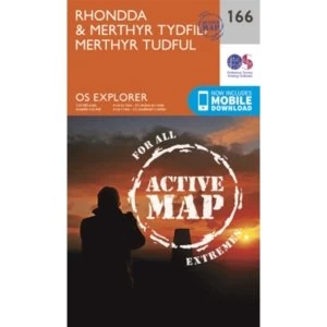 Image of Rhondda and Merthyr Tydfil by Ordnance Survey (Sheet map, folded, 2015)