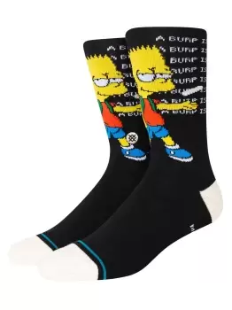 Image of Stance Troubled, Black, Male, Socks, A555D22TRO-BLK