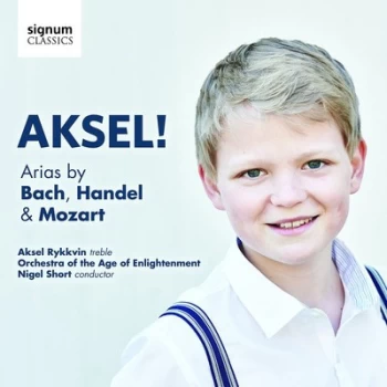 Image of Aksel Arias By Bach Handel & Mozart by Johann Sebastian Bach CD Album