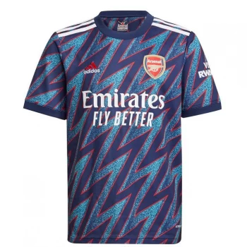 Image of adidas Arsenal Third Shirt 2021 2022 Junior In Navy
