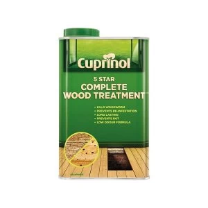 Image of Cuprinol 5 Star Complete Wood Treatment 1 litre