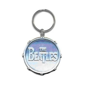 Image of The Beatles Drum Logo Metal Keyring