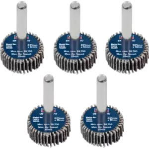 Image of Sealey Flap Wheels Pack Of 5 25mm 10mm 60g