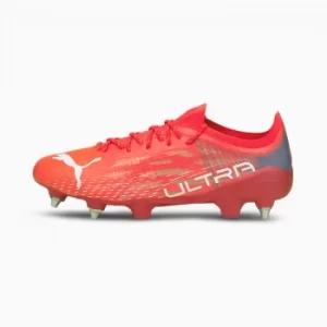 Image of Womens PUMA Ultra 1.3 Mxsg Football Boots, Sunblaze/White/Bluemazing, size 9.5, Shoes