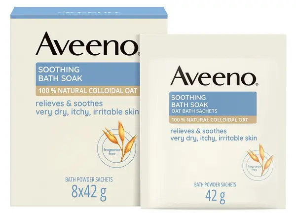 Image of Aveeno Soothing Bath Soak 42g x 8 Sachets