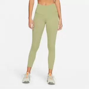 Image of Nike Yoga Dri-FIT Womens 7/8 High-Rise Leggings - Green