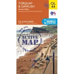 Image of Torquay & Dawlish, Newton Abbot by Ordnance Survey (Sheet map, folded, 2015)