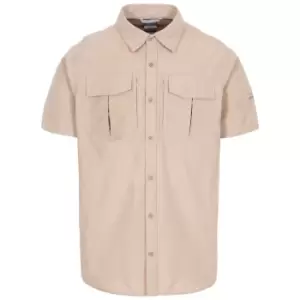 Image of Trespass Mens Baddenotch Travel Shirt (S) (Wheat)