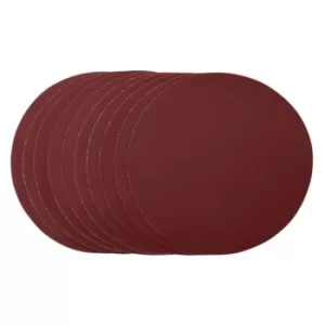 Image of Draper Sanding Discs, 180mm, Hook & Loop, 40 Grit, (Pack of 10)