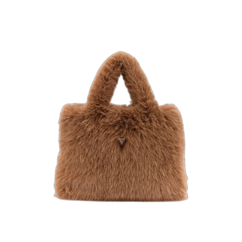 Image of Guess Faux fur handbag For Her Guess Rita Bleu Female TU