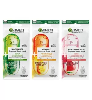 Image of Garnier Ampoule Sheet Mask Collection