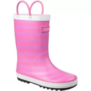 Image of Cotswold Boys & Girls Captain Stripy Light Welly Wellington Boots UK Size 7 (EU 24, US 8)