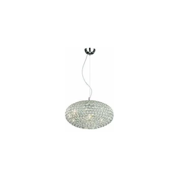Image of Ideal Lux Orion - 6 Light Small Ceiling Pendant Chrome, E14