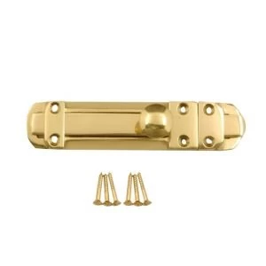 Image of BQ Polished Brass Brass Straight Bolt L152mm