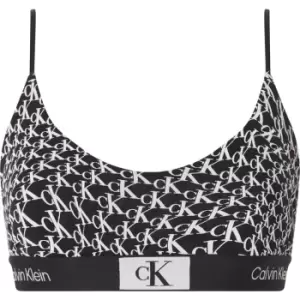 Image of Calvin Klein Lightly Underlined Bralette - Black