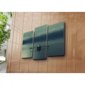 Image of 3NATPAT-14 Multicolor Decorative Canvas Painting (3 Pieces)