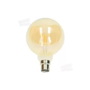 Image of TCP Vintage LED Filament Bulb 6W B22 Vintage 720lm Globe G95 BC B22 Bayonet Cap - 0