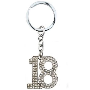 Image of Birthdays by Juliana 18' Crystal Keyring