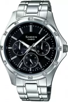 Image of Ladies Casio Sheen Watch SHE-3801D-1ADR